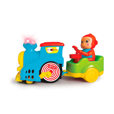 Музыкальная развивающая игрушка Веселый паровозик Азбукварик 1